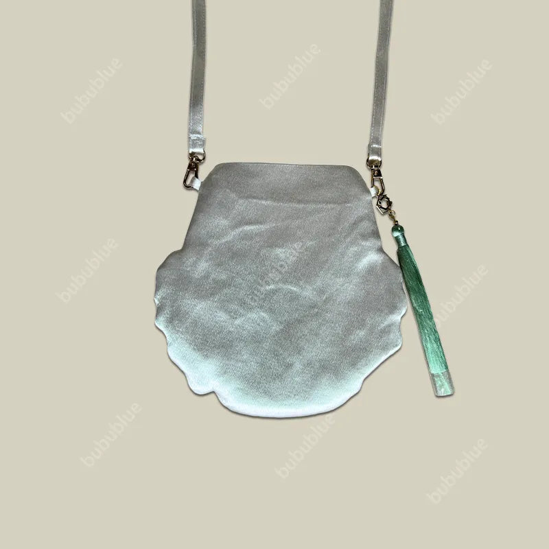 Cute Crossbody Mobile Phone Bag With Flower And Bird Embroidery
