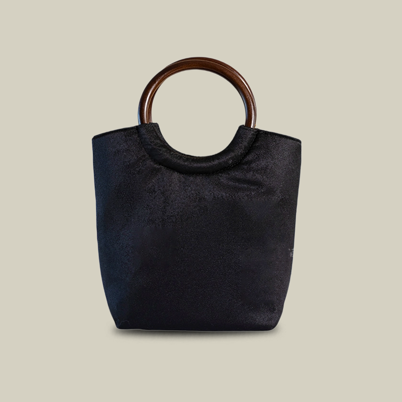 Golden Wheat Embroidered Tote Bag with Tassel