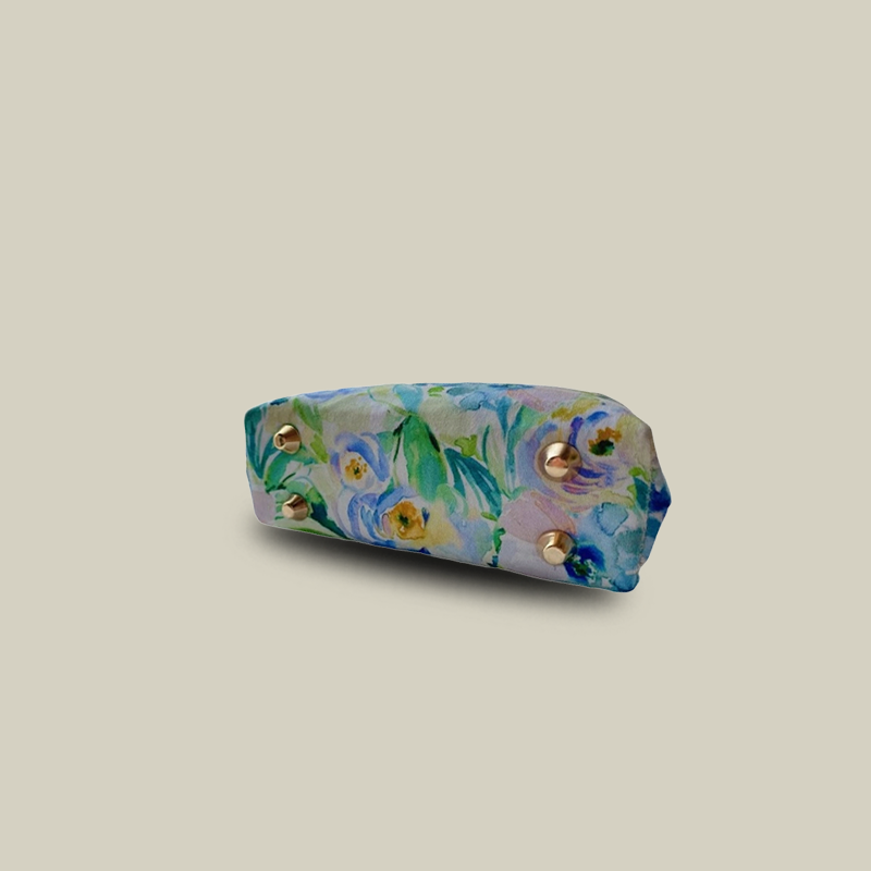 Garden Series Rose Kiss Lock Coin Purse Children's Small Handbag