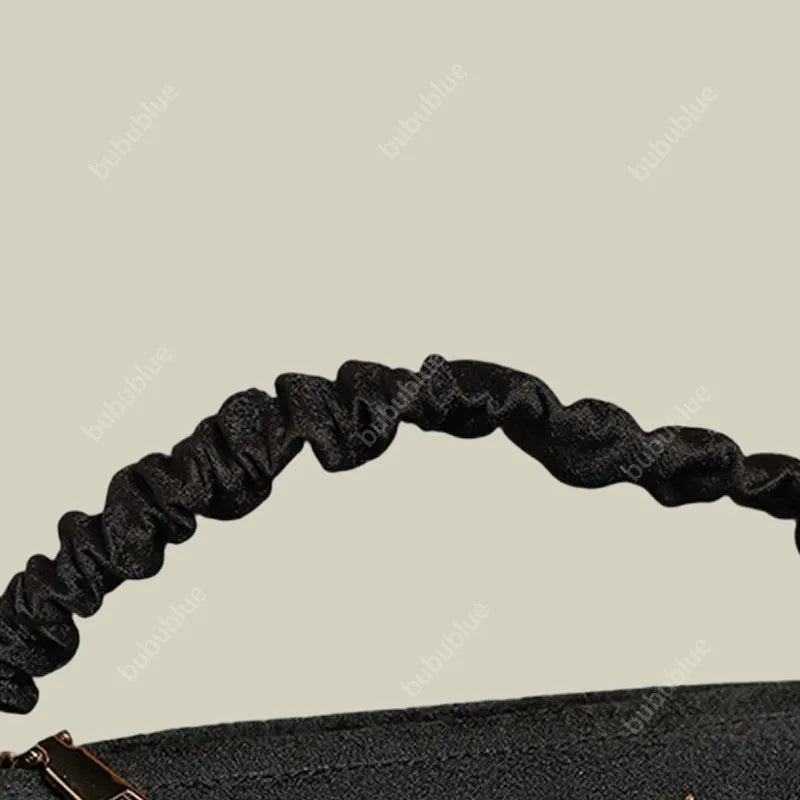 Black Crane Embroidered Handmade Evening Bag