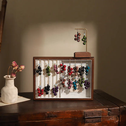 Xiangyunsha Silk Handmade Earrings(Gifts are not for sale）