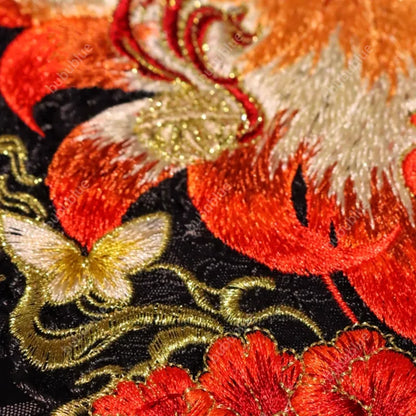 Red Fox Vintage Embroidered Original Handmade Book Sleeve Notebook/Journal (A5)