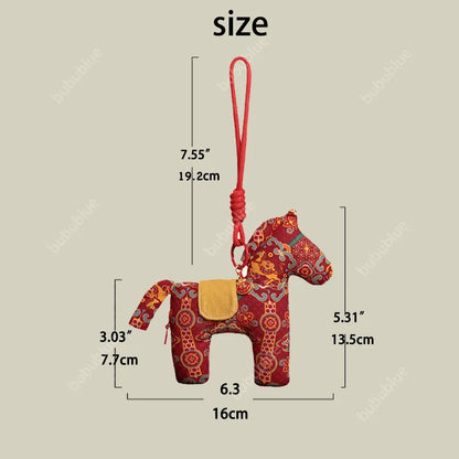 Cute Cartoon Pony 3d Sachet Charm Bag Pendant With Replaceable Fragrance