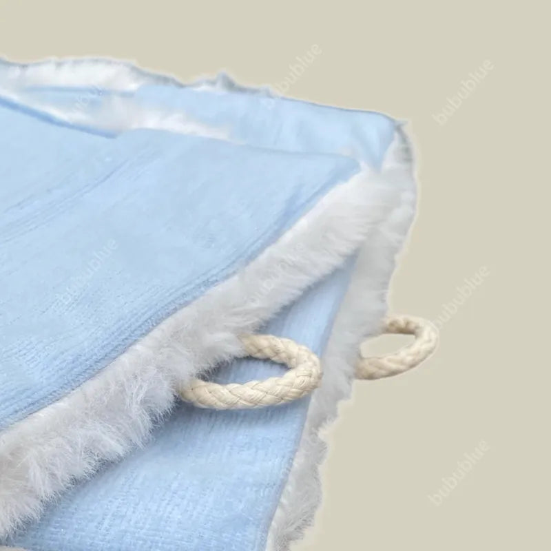 Snowflake Plush Embroidered Vintage Original Handmade Book Sleeve Notebook/Journal (A5/A6)