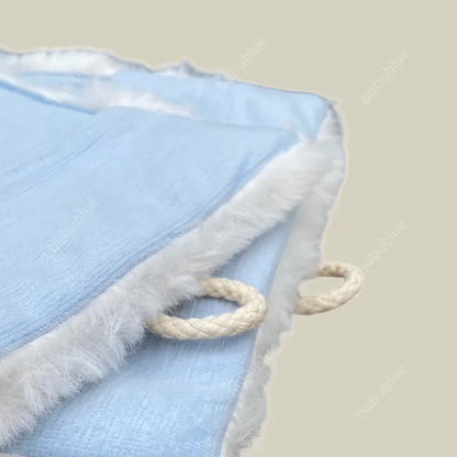 Snowflake Plush Embroidered Vintage Original Handmade Book Sleeve Notebook/Journal (A5/A6)