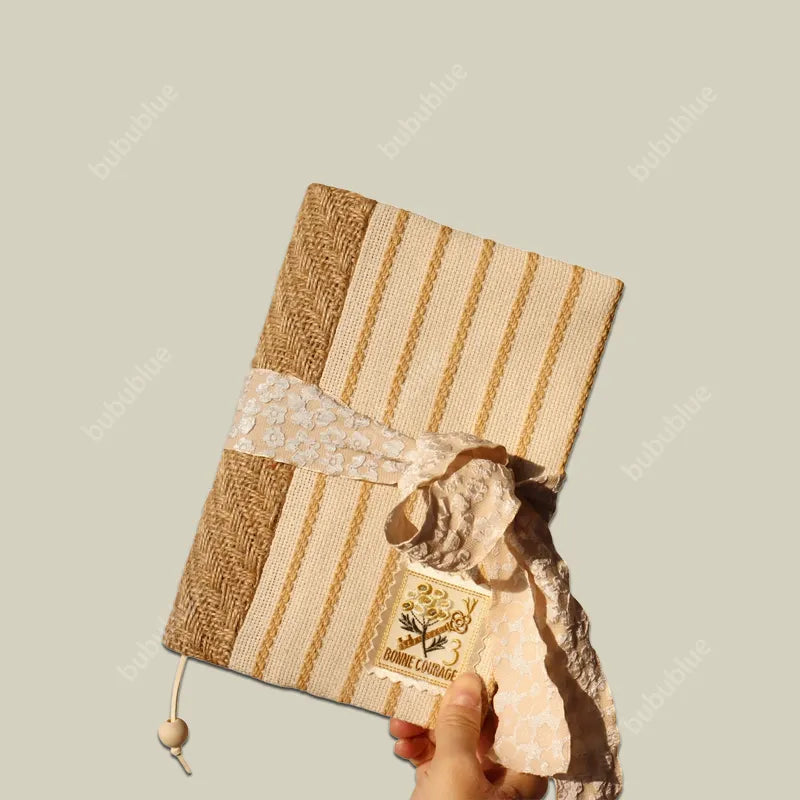 White Bark Texture Handmade Book Sleeve Notebook/Journal (A5/A6)