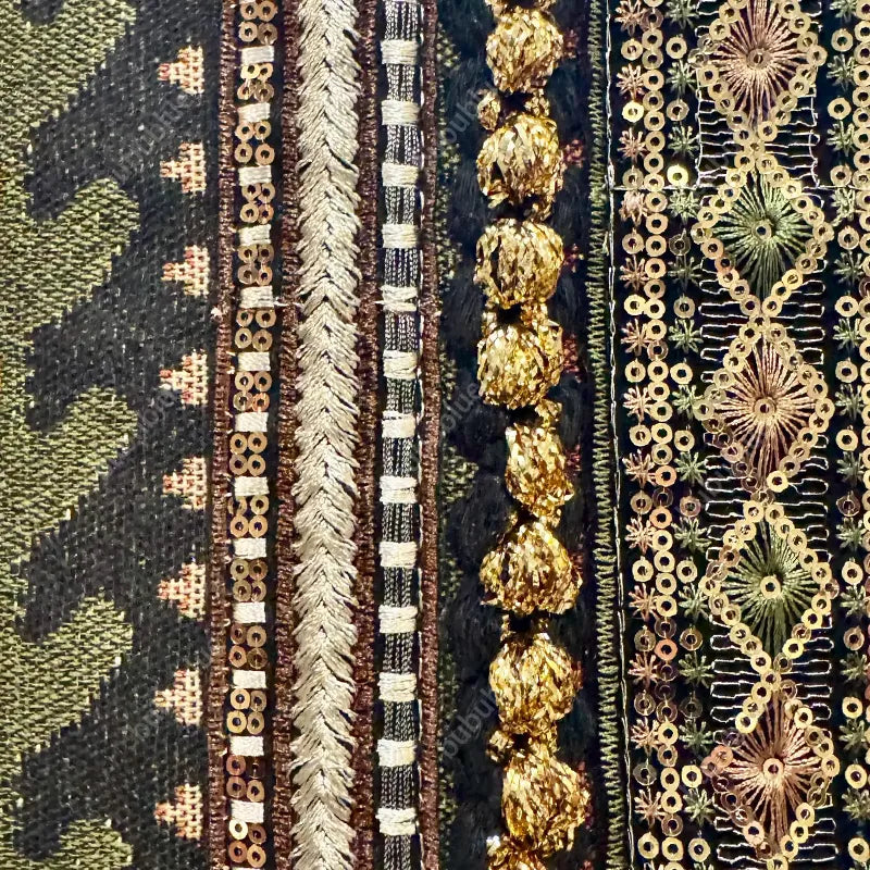 Forest Tribal Embroidered Vintage Original Handmade Book Sleeve Notebook/Journal (A5/A6)