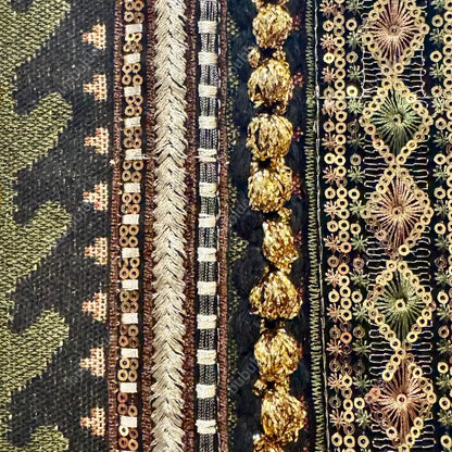 Forest Tribal Embroidered Vintage Original Handmade Book Sleeve Notebook/Journal (A5/A6)