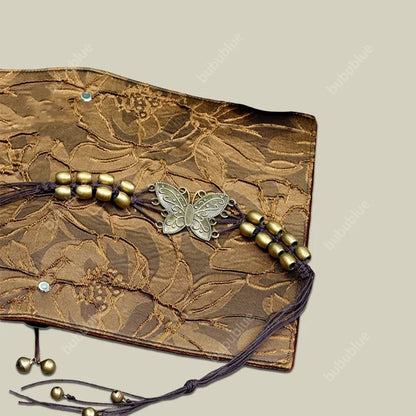 Autumn Butterfly Vintage Handmade Book Sleeve Notebook/Journal (A5/A6)