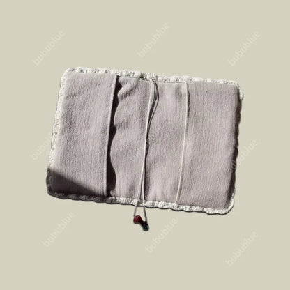 Christmas-Themed Narrative Patchwork Vintage Handmade Book Sleeve Notebook/Journal (A5)