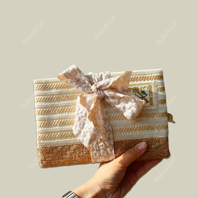 White Bark Texture Handmade Book Sleeve Notebook/Journal (A5/A6)