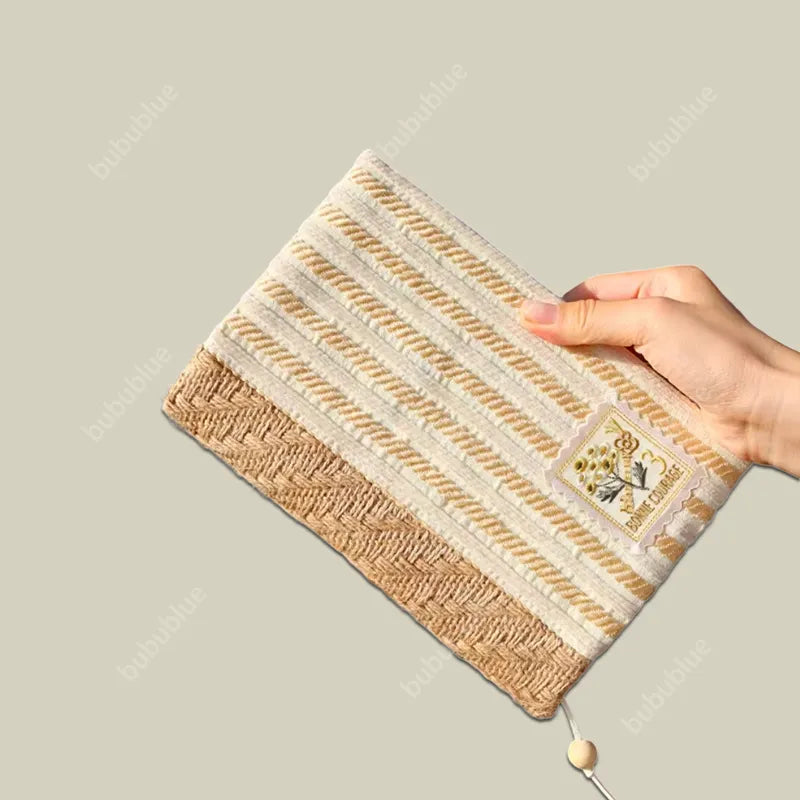 White Bark Texture Handmade Book Sleeve Notebook/Journal (A5/A6)