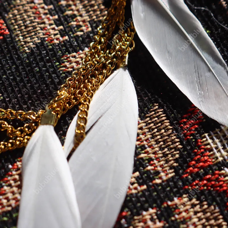 Forest Tribal Embroidered Vintage Original Handmade Book Sleeve Notebook/Journal (A5/A6)