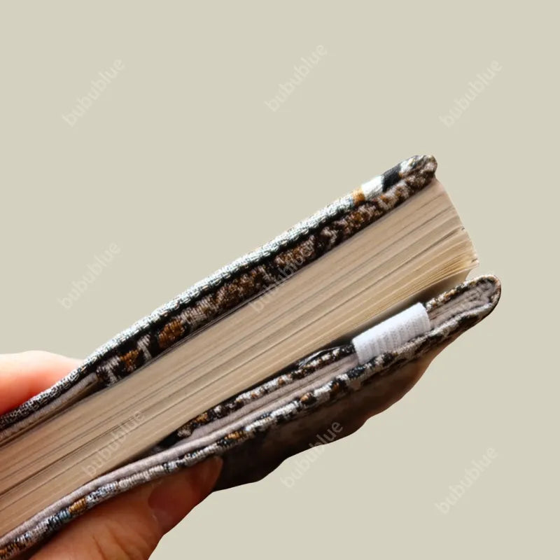 Vintage Free-Spirit Patchwork Jacquard Book Sleeve Notebook/Journal (A5)