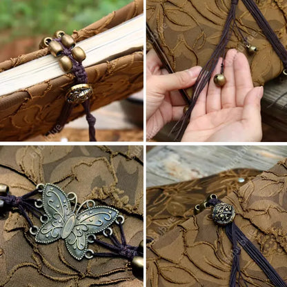 Autumn Butterfly Vintage Handmade Book Sleeve Notebook/Journal (A5/A6)