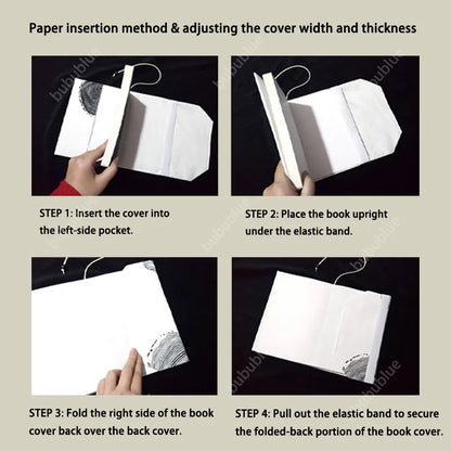 Edelweiss Butterfly Knot Plush Embroidered Cute Book Sleeve Notebook/Journal (A5/A6)