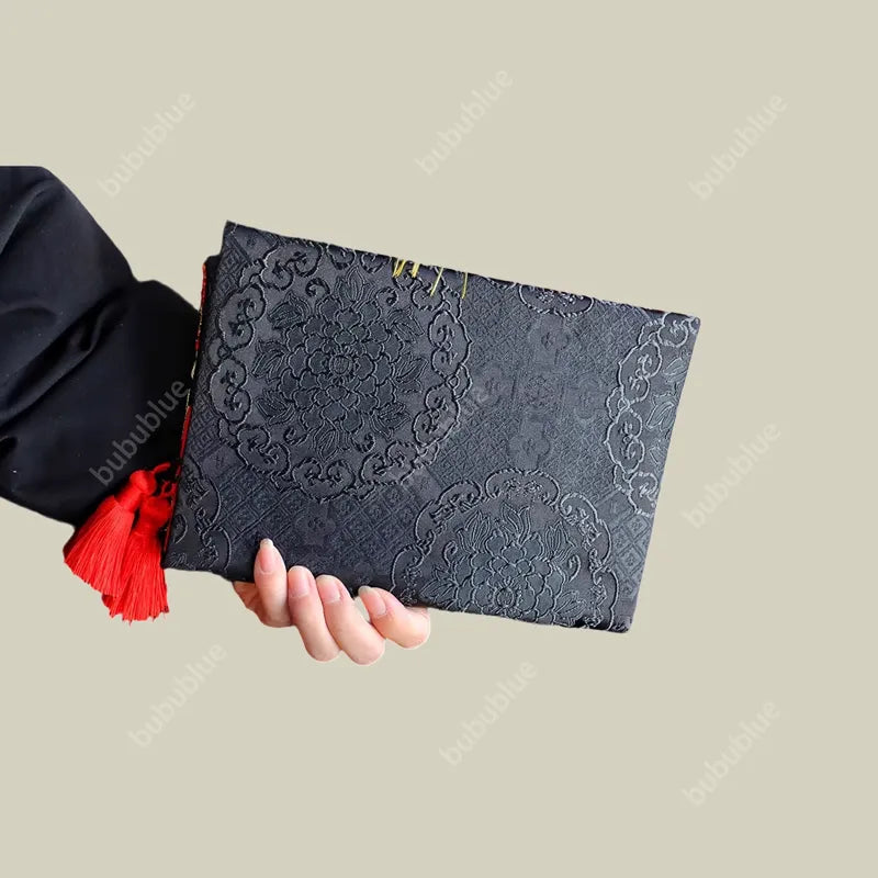 Red Fox Vintage Embroidered Original Handmade Book Sleeve Notebook/Journal (A5)