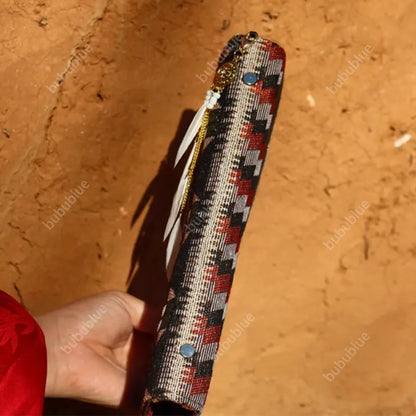 Forest Tribal Embroidered Vintage Original Handmade Book Sleeve Notebook/Journal (A5/A6)