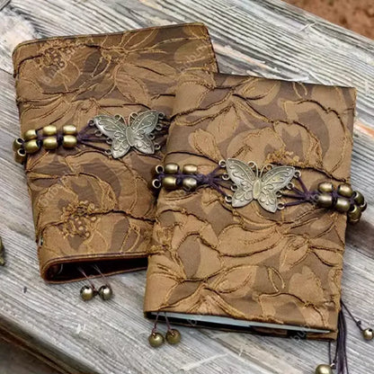 Autumn Butterfly Vintage Handmade Book Sleeve Notebook/Journal (A5/A6)