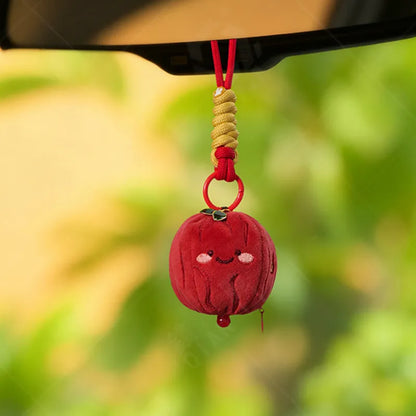 Embroidered Lucky Gourd/Ingot Plush Sachet Pendant