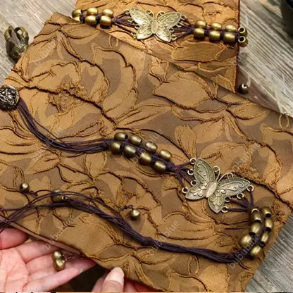 Autumn Butterfly Vintage Handmade Book Sleeve Notebook/Journal (A5/A6)