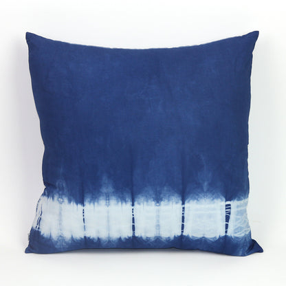 BUBUBLUE Plant Indigo Dyeing Handmade Pillow Case Cotton Sofa Square Cushion Cover