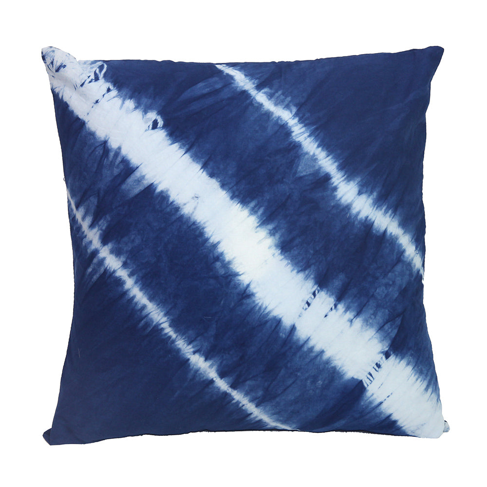 BUBUBLUE Plant Indigo Dyeing Handmade Pillow Case Cotton Sofa Square Cushion Cover