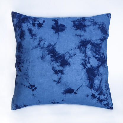 BUBUBLUE Plant Indigo Dyeing Handmade Pillow Case Cotton Sofa Square Cushion Cover