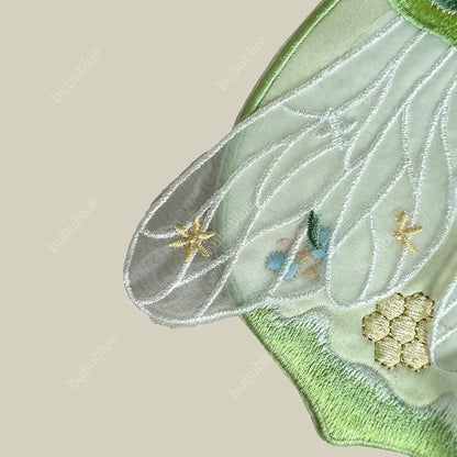 Cute Bee Embroidered Crossbody Phone Bag