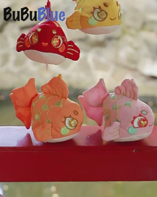 Handmade Goldfish Sachet Pendant Good Luck Charm