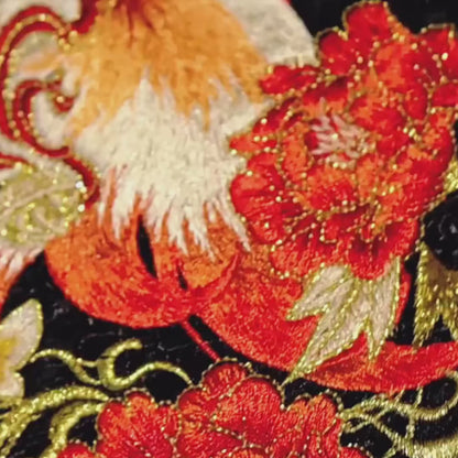 Red Fox Vintage Embroidered Original Handmade Book Sleeve Notebook/Journal (A5)