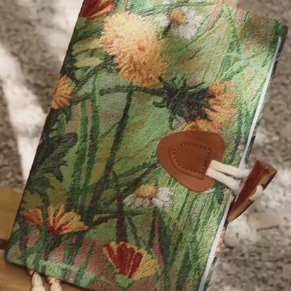 Autumn-Themed Vintage Tapestry Oil Painting Handmade Book Sleeve Notebook/Journal (A5/A6)