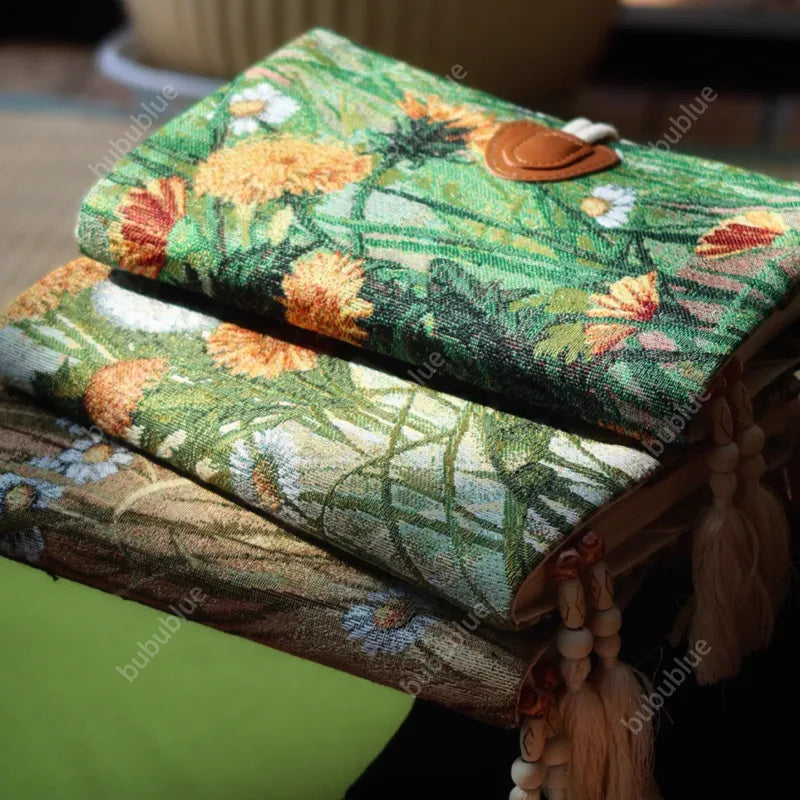 Autumn-Themed Vintage Tapestry Oil Painting Handmade Book Sleeve Notebook/Journal (A5/A6)