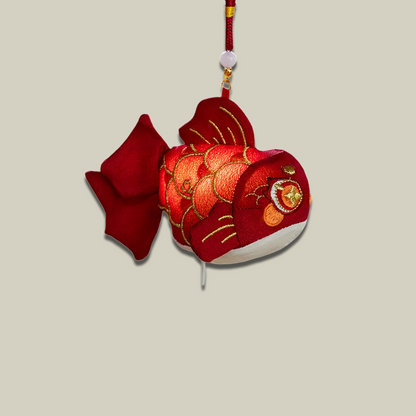 Handmade Goldfish Sachet Pendant Good Luck Charm