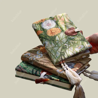 Autumn-Themed Vintage Tapestry Oil Painting Handmade Book Sleeve Notebook/Journal (A5/A6)