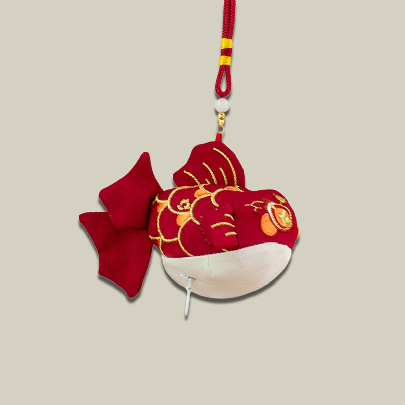 Handmade Goldfish Sachet Pendant Good Luck Charm