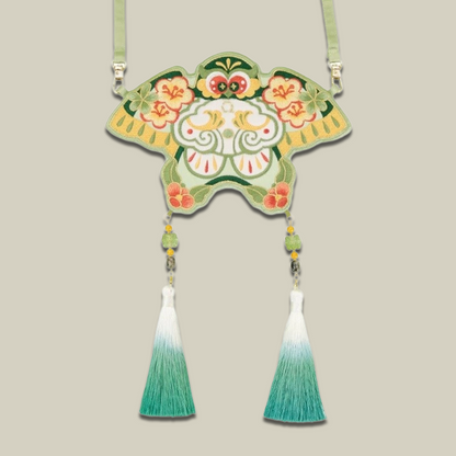 Handmade Cute Embroidered Kite Crossbody Bag For Children
