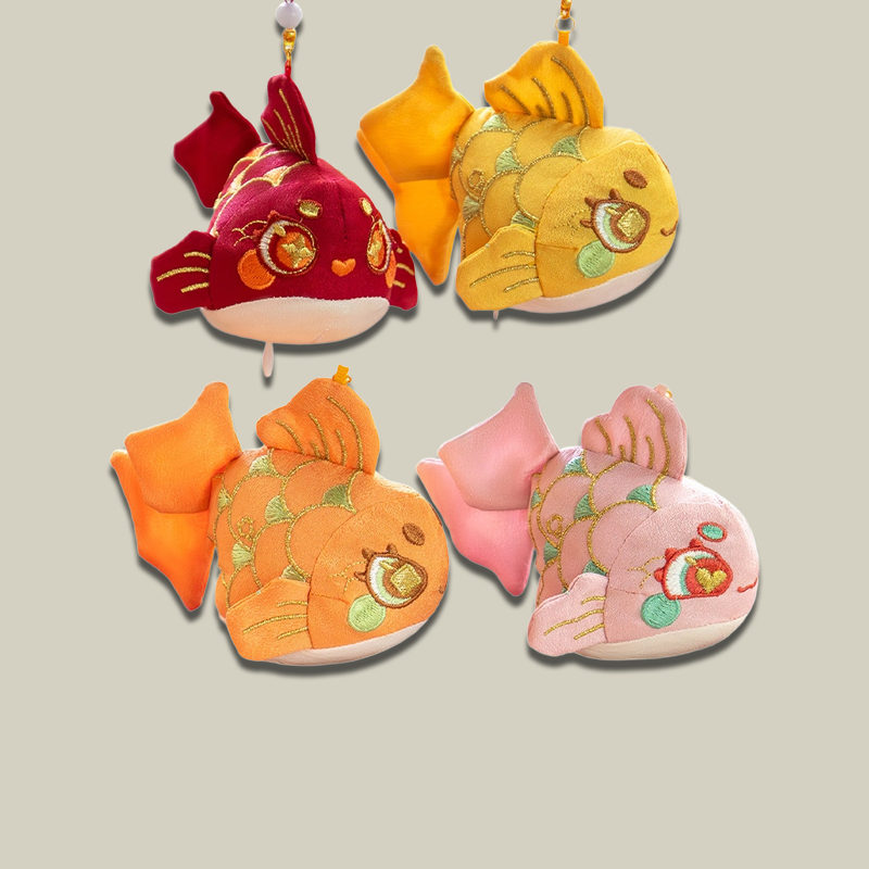 Handmade Goldfish Sachet Pendant Good Luck Charm