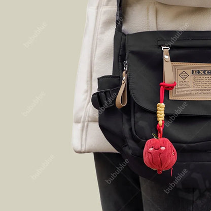 Embroidered Lucky Gourd/Ingot Plush Sachet Pendant