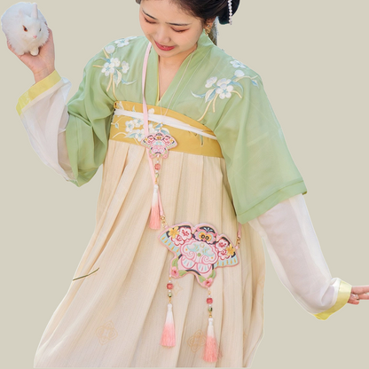 Handmade Cute Embroidered Kite Crossbody Bag For Children