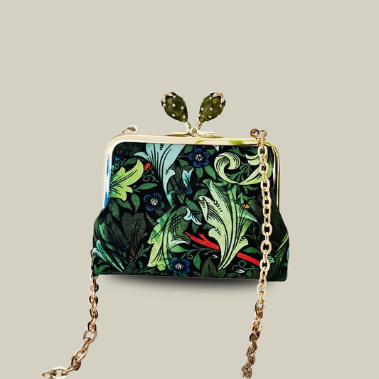 Contrast Color Candy Head Kiss Lock Coin Purse Cute Mini Crossbody Bag