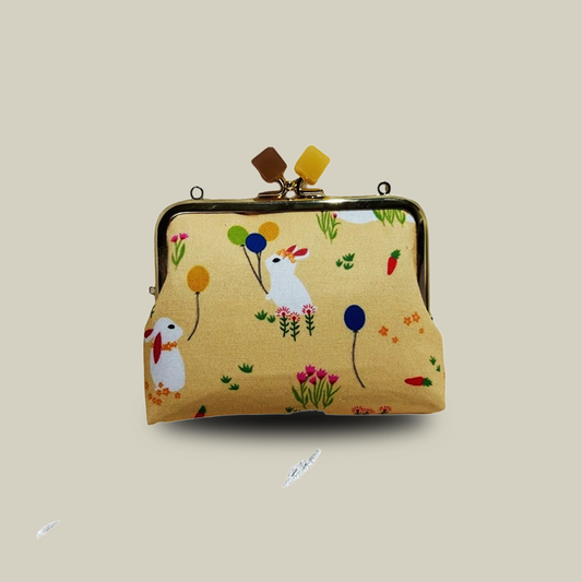 Contrast Color Candy Head Kiss Lock Coin Purse Cute Mini Crossbody Bag